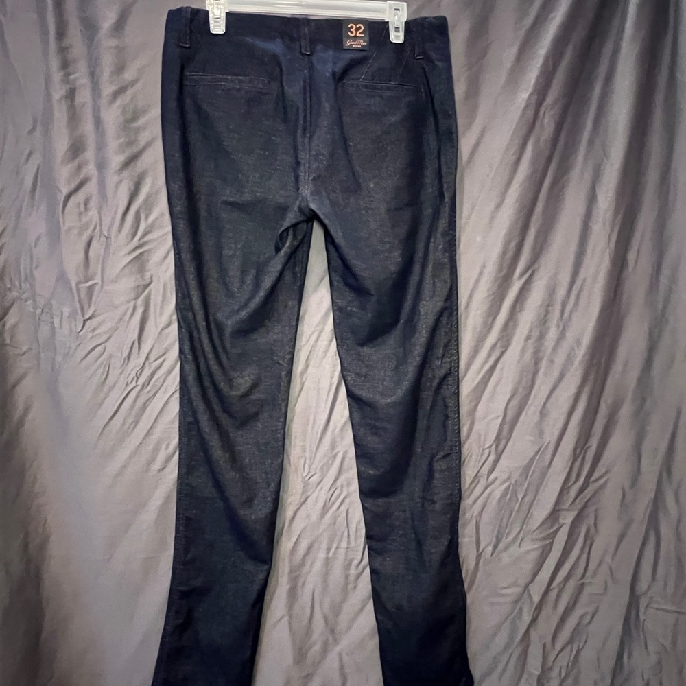 Men’s Good Man pants - size 32 Dark Blue- Black - Picture 2 of 12